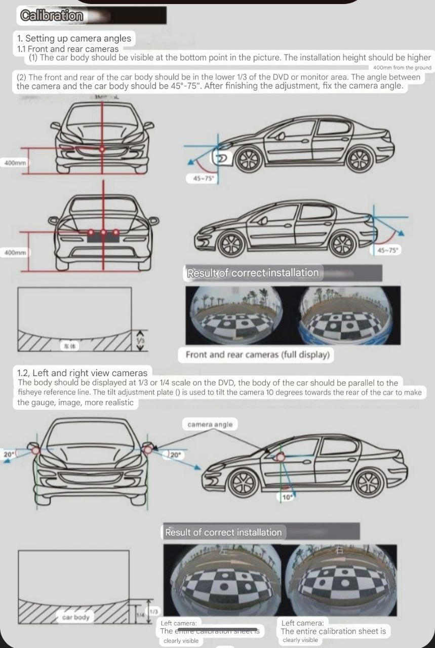 Dudu 360 cameras installation instructions? - DUDUAUTO